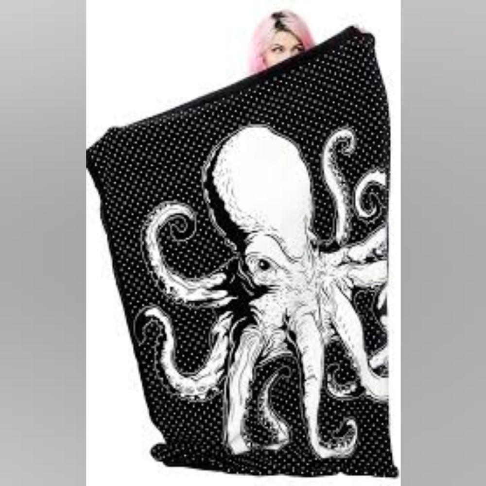 Sourpuss Octopus Blanket